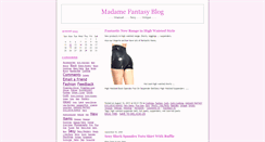 Desktop Screenshot of blog.madamefantasy.com